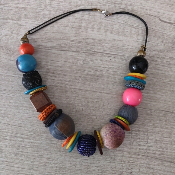 Mixed Media Necklace - Picture 5 of 5